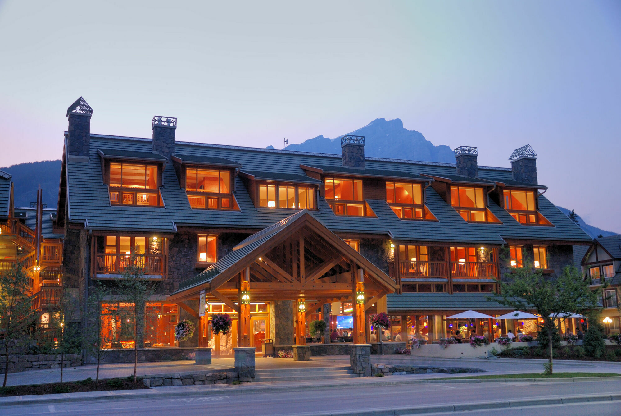 Fox And Hotel Banff